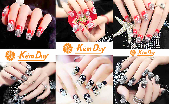 Mẫu Nail Đính Đá Tay/Chân Nhẹ Nhàng, Sang Chảnh, Đơn Giản Mà Đẹp Mê Mẫn - CÔNG TY TNHH SẢN XUẤT THƯƠNG MẠI KỀM DUY