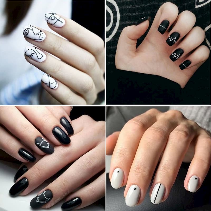 100+ Mẫu nail màu đen đẹp, huyền bí và sang chảnh - TBDN