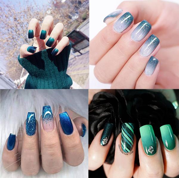 Nail Ombre: Top 20 kiểu nail đẹp sang trọng dẫn đầu xu hướng hiện nay-Làm đẹp