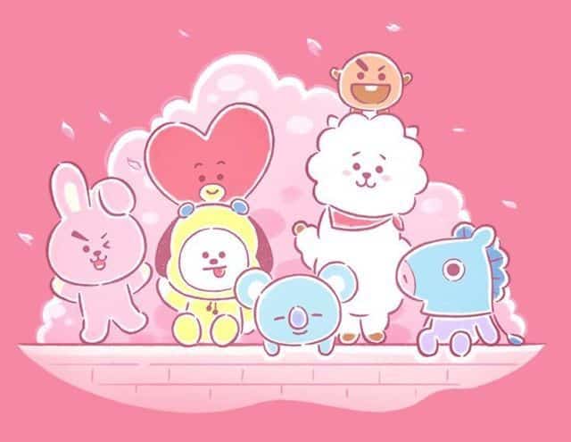 Hình Nền BT21 Siêu Dễ Thương ❤️ 85 Ảnh BT21 Cả Nhóm Đẹp