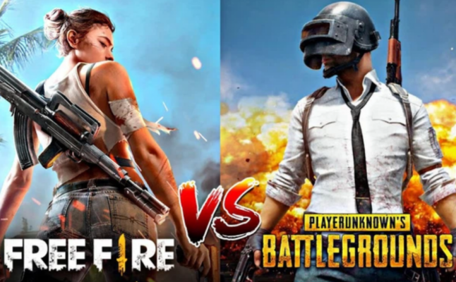 Free fire và PUBG