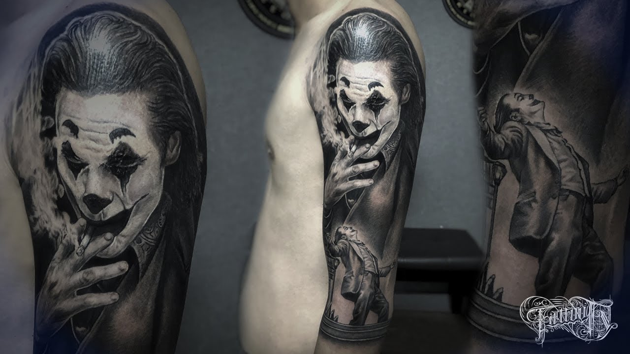 Tattoo Time Lapse - Hình xăm Joker - Joker Tattoo - Tuan Nguyen | Bao quát các tài liệu liên quan đến hình xăm mặt hề đầy đủ nhất