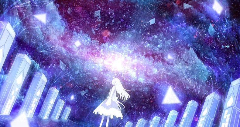 Ảnh anime galaxy đẹp và lạ