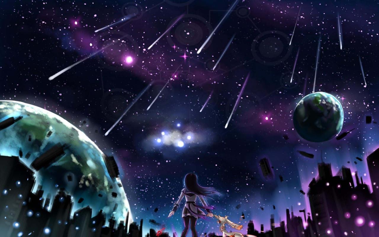 Những ảnh anime galaxy đẹp nhất