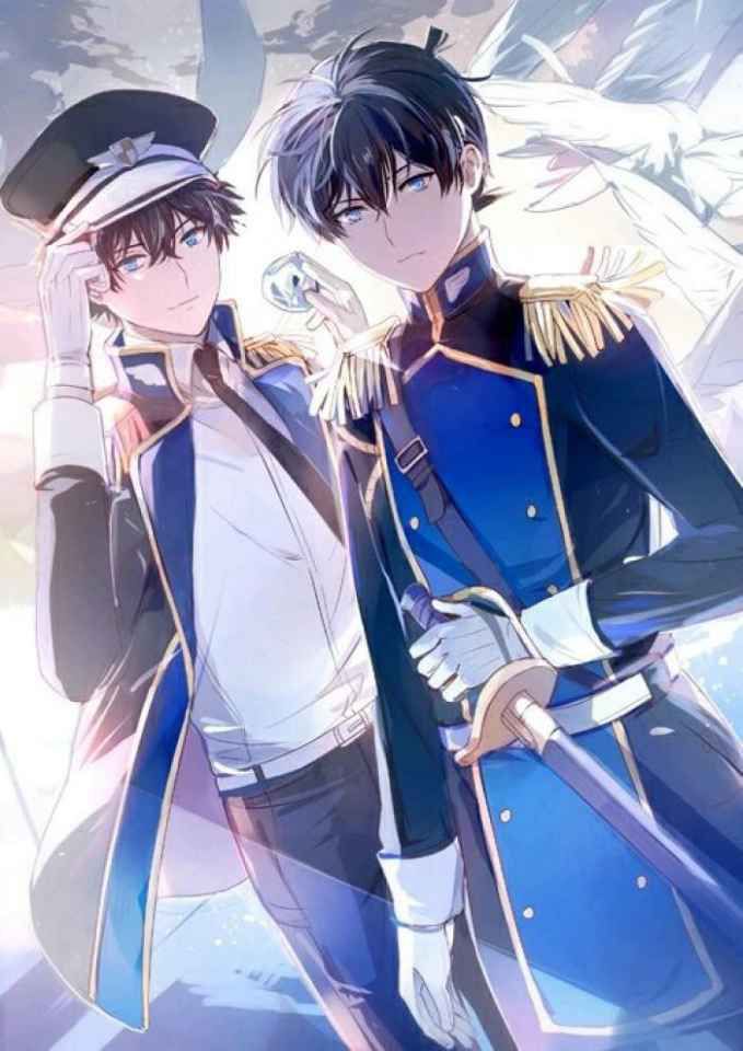 Hình ảnh couple Shinichi và Kaito Kid