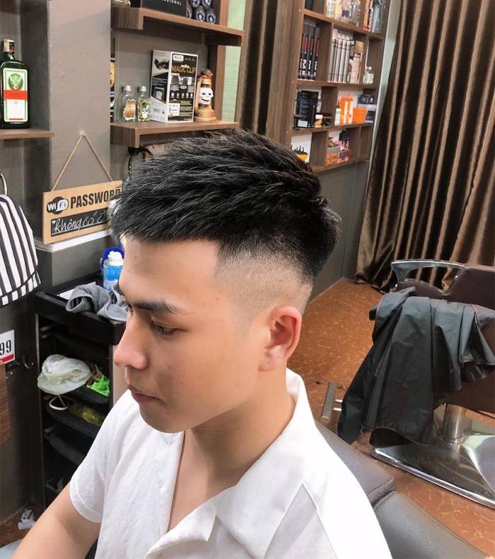 Kiểu tóc nam ngắn mohican