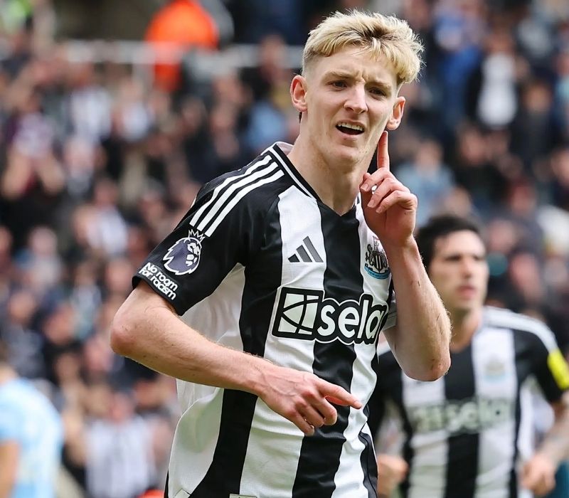 Phong cách thi đấu của Anthony Gordon trong màu áo Newcastle
