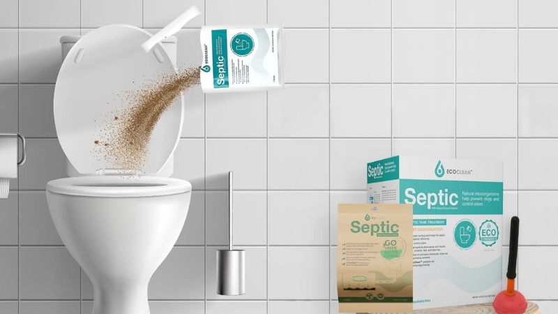 Bổ sung men vi sinh định kỳ cho hầm cầu